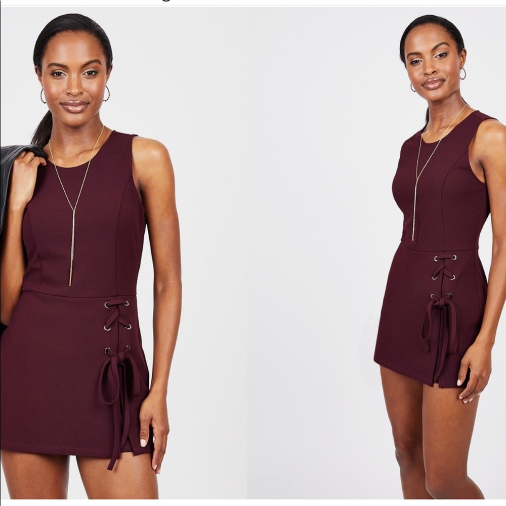 Dressy Burgundy Romper